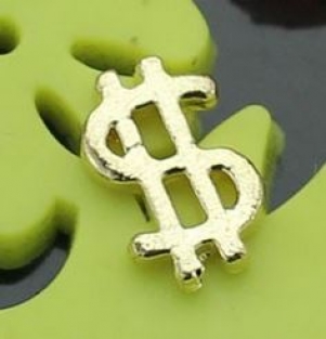 3D strass dollar